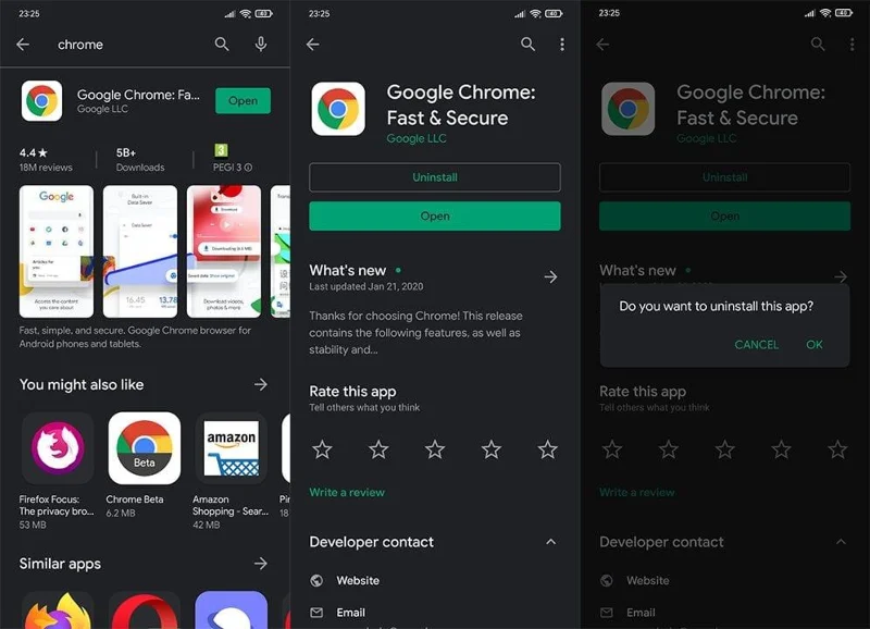 Sådan rettes fejlen "Chrome kræver lageradgang" på Android