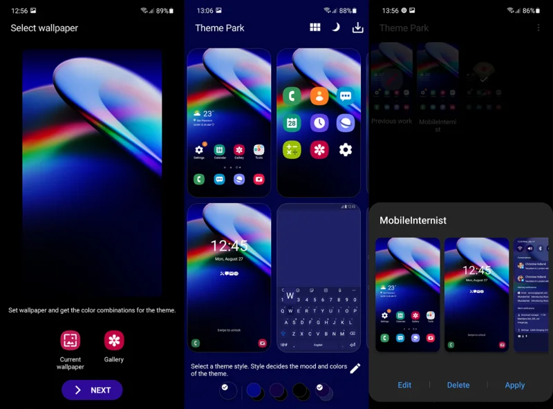 Material You -teemat missä tahansa Samsungissa: Näin