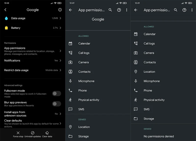 Fix: En widget visar inte väder