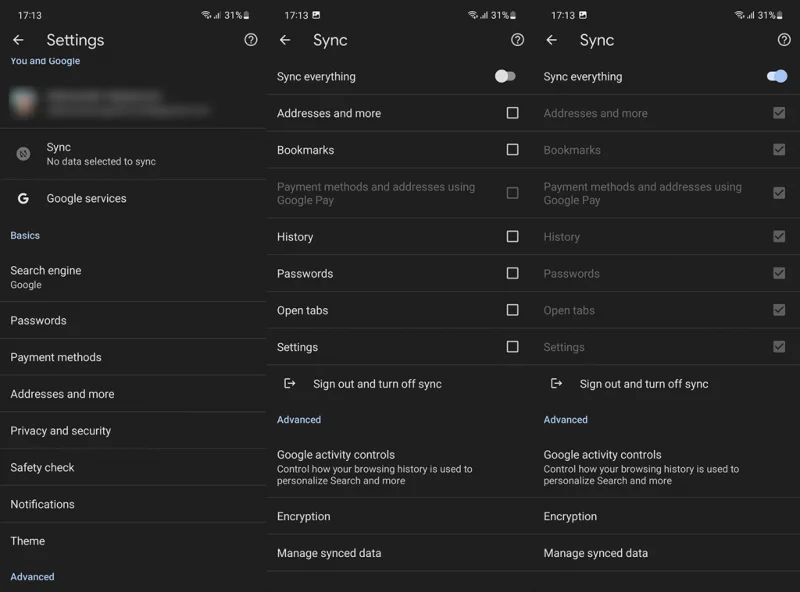 Chrome-gemte adgangskoder vises ikke på Android (FIX)