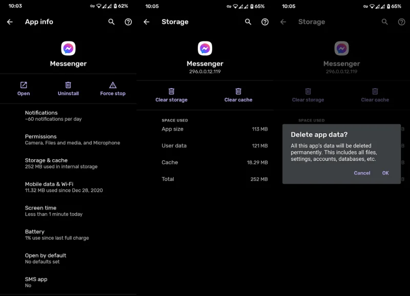 Oprava: Facebook Messenger nebude posílat zprávy