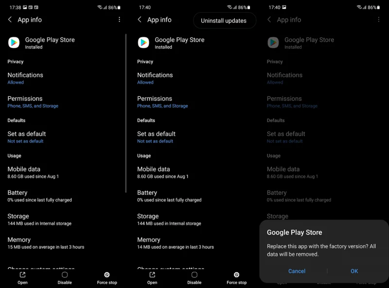 Fix: Google Play Långsamma nedladdningar