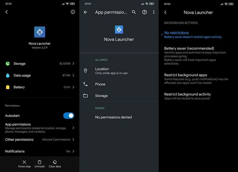 Javítás: A Nova Launcher widgetek nem működnek