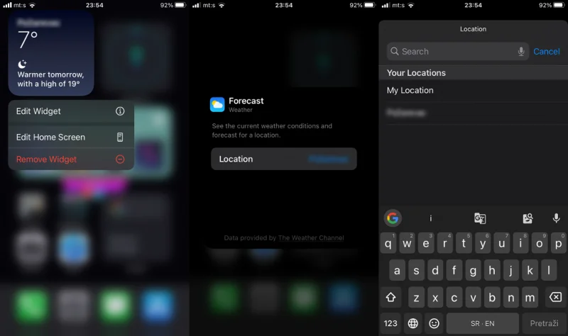 Fix: Vejr-widget viser den forkerte placering på iOS 14