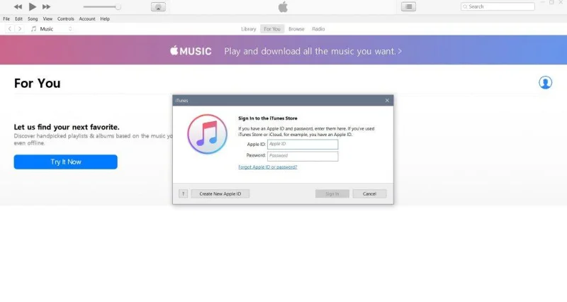 Korjaus: Tätä Apple ID:tä ei ole vielä käytetty App Storessa