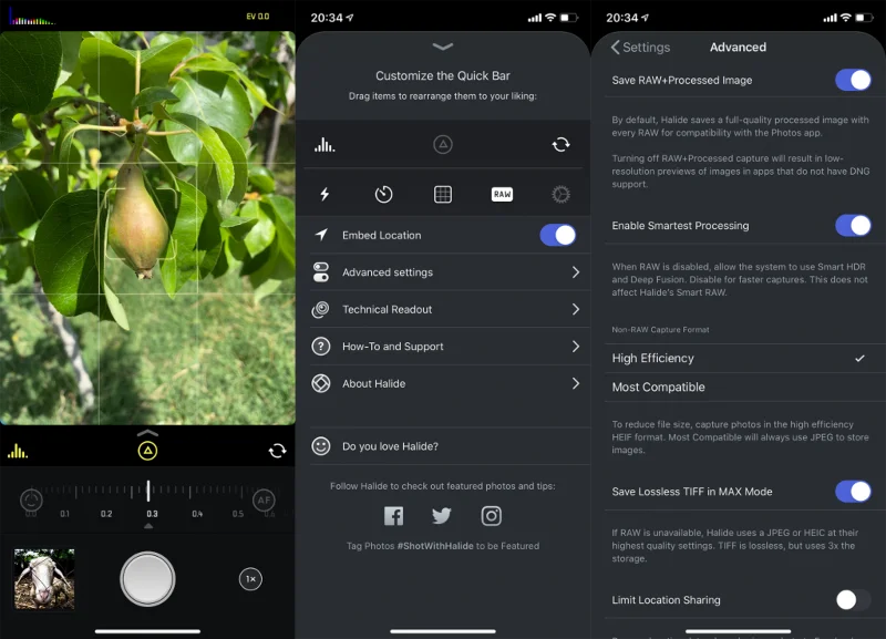 Forbedre dine iPhone-billeder med Halide og RAW (DNG)