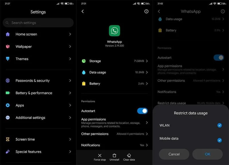 Tar inte WhatsApp emot meddelanden?  Topp 7 fixar