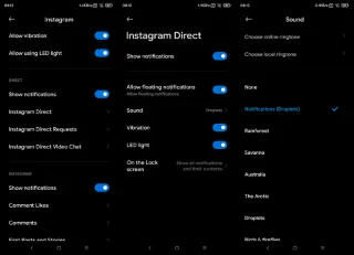 Sådan ændres Instagram-meddelelseslyd på Android