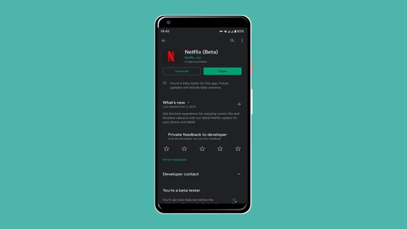 Rette: Netflix-appen er ikke kompatibel
