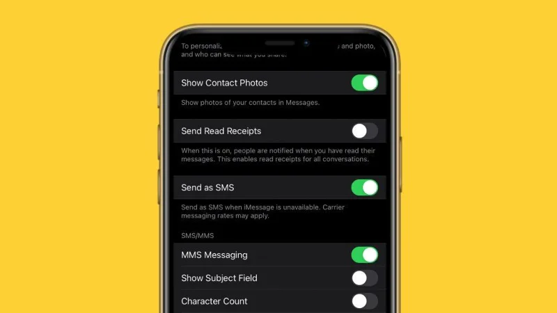 Nezobrazujú sa obrázky v textových správach na iMessage?  Vyskúšajte tieto opravy