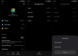 Fix: Google Drev bliver ved med at gå ned på Android