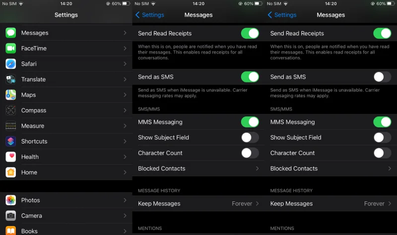 Rette: iPhone modtager ikke gruppebeskeder