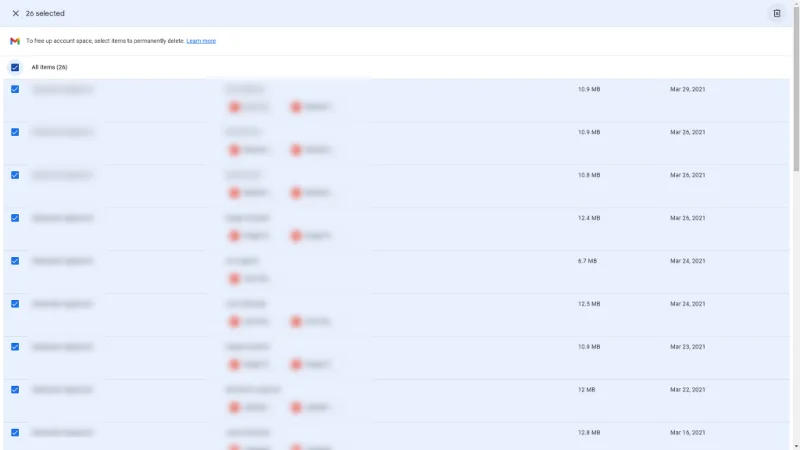 Hur hittar jag stora e-postmeddelanden i Gmail?  Kontrollera dessa steg