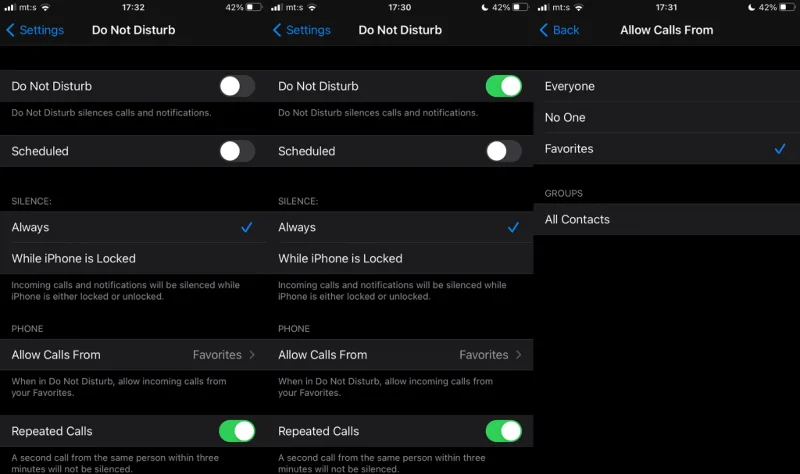 Kuinka saada tietyt yhteystiedot soimaan äänettömässä iPhonessa