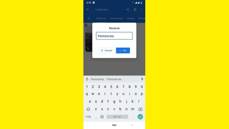Jak přejmenovat fotky a videa ve Fotkách Google