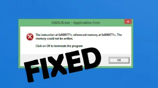 [Løst] GWXUX.exe-applikasjonsfeil i Windows 10