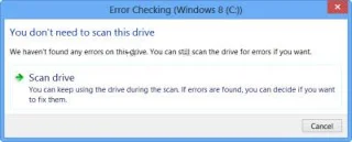 [Løst] Hvordan tjekker du din harddisk for fejl i Windows 8 og 8.1?