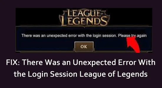 KORJAUS: League of Legends -kirjautumisistunnossa tapahtui odottamaton virhe