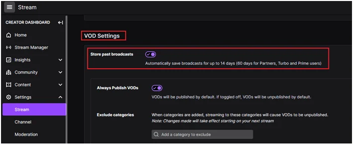 Hvordan lagrer jeg direktesendinger på Twitch?  [FORKLART]