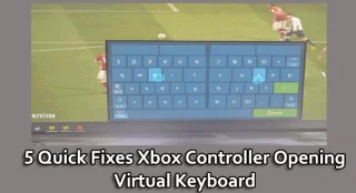 5 Gyors javítások Az Xbox-vezérlő virtuális billentyűzet megnyitása
