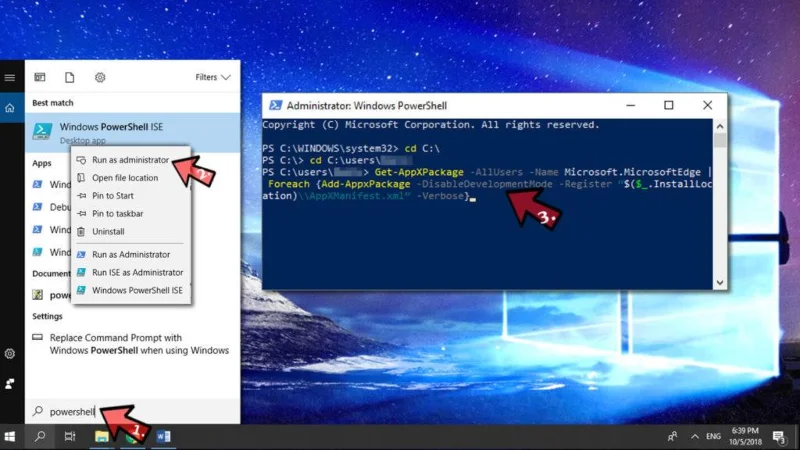 Windows 8 C++ Runtime Error ved avanceret opstart/genstart