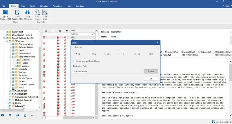 Gjennomgang av Stellar Repair for Outlook