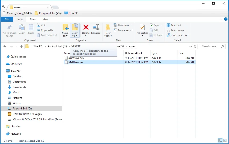 Enkle måter å sikkerhetskopiere Lagre spillfiler i Windows 10