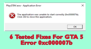 6 testade korrigeringar för GTA 5-fel 0xc000007b Windows 11 & 10