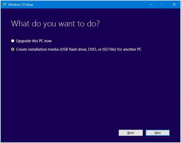 Hvordan rettes sort skærm under installation af Creators Update?