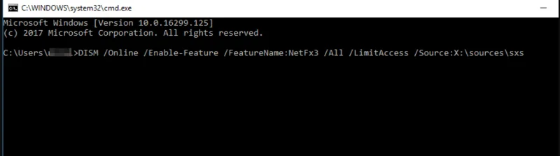 8 korrigeringar för kan inte installera .NET Framework 3.5