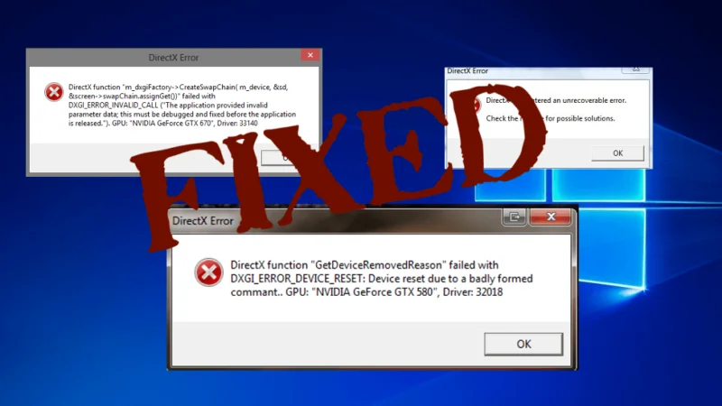 9 toimivaa ratkaisua DirectX-virheiden korjaamiseen Windows 10 ja 11 [Päivitetty]