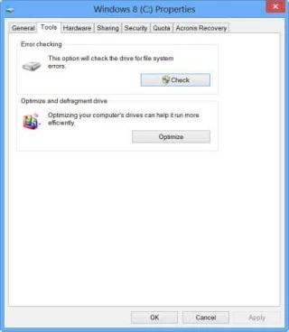 [Løst] Hvordan tjekker du din harddisk for fejl i Windows 8 og 8.1?