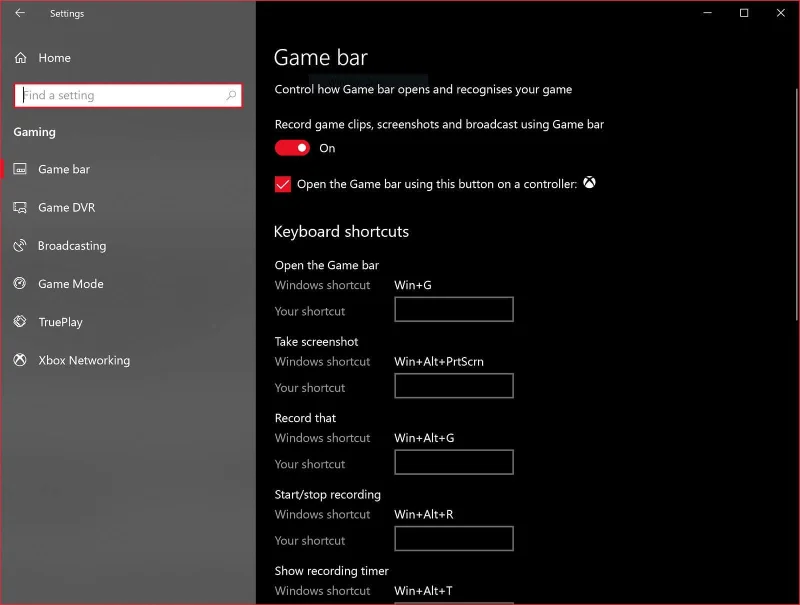 Kuinka käyttää Windows 10:n pelipalkkia pelin tallentamiseen