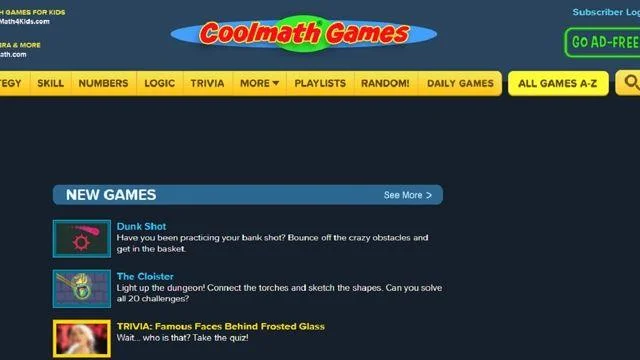 CoolMath-spill nettsted