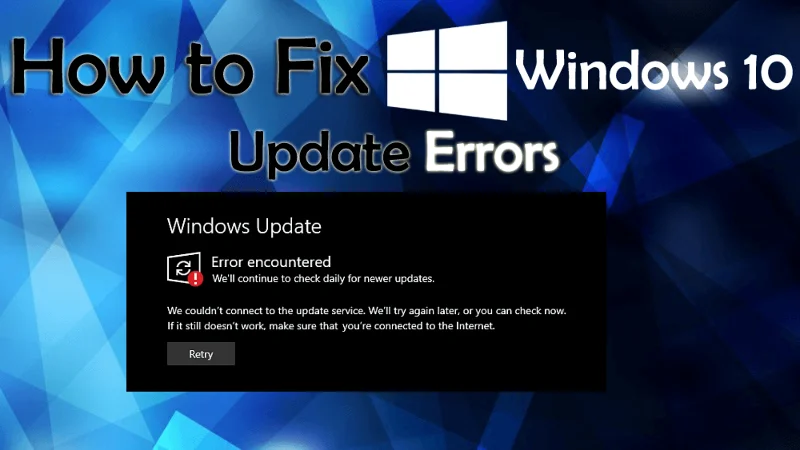 Sådan rettes Windows 10-opdateringsfejl?
