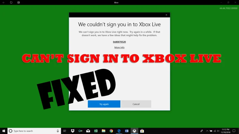 Nem tud bejelentkezni az Xbox Live szolgáltatásba Problémák? [LEGJOBB MEGOLDÁSOK]