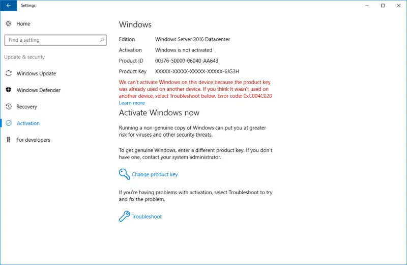 24 mest almindelige Windows 10-aktiveringsfejlkoder og deres rettelser [OPDATERET]