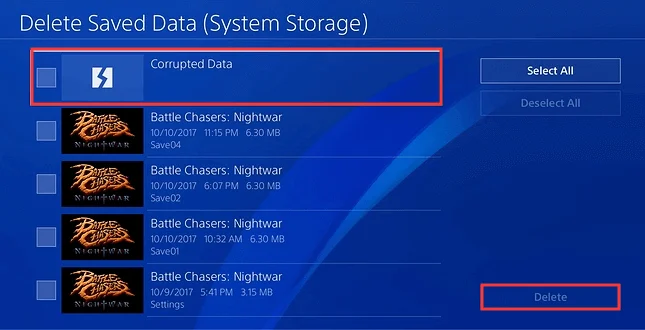 [Udgående vejledning] Hvordan rettes PS4-korrupt database/datafejl?