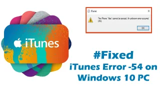Hvordan fikser jeg iTunes Error -54 på Windows 10 effektivt?