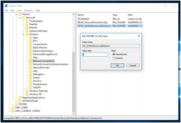 Sådan fjerner du gul trekant på netværksforbindelse Windows 10
