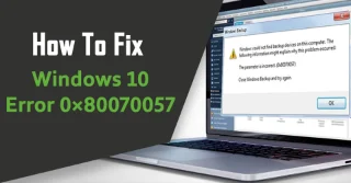 [Komplett guide] Hur fixar jag Windows 10 felkod 0x80070057?