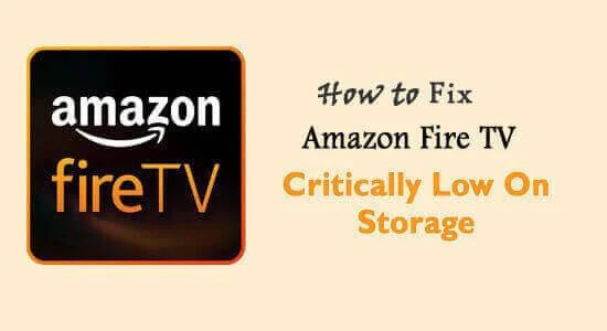 RET: Amazon Fire TV Stick Kritisk lavt lagerplads hurtigt