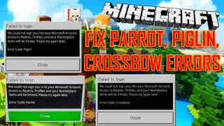 [Løst] Hvordan fikse Piglin, Parrot, Crossbow-feil i Minecraft?