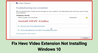 Fiks Hevc Video Extension som ikke installerer Windows 10