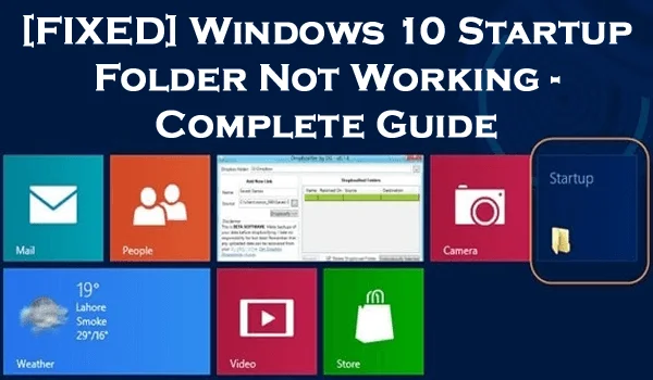 Windows 10-startmappe virker ikke - [Komplet vejledning]