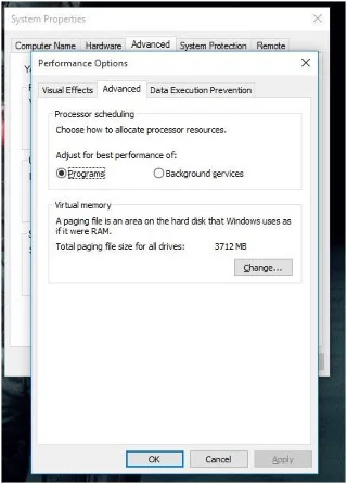 Sådan rettes Windows 10 Virtual Memory Too Low Issue [OPDATERET]