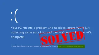 [FIXED] VIDEO_SCHEDULER_INTERNAL_ERROR BSOD-fel i Windows 10