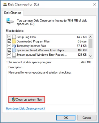 Hvordan skal man håndtere "Ikke nok diskplads til at installere Windows 10 Creators Update"?