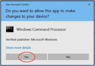 Ret systemgendannelsesfejl 0x800700b7 i Windows 10