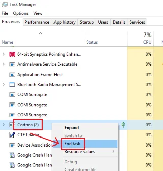 Sådan rettes File Explorer-søgning, der ikke virker i Windows 10 1909